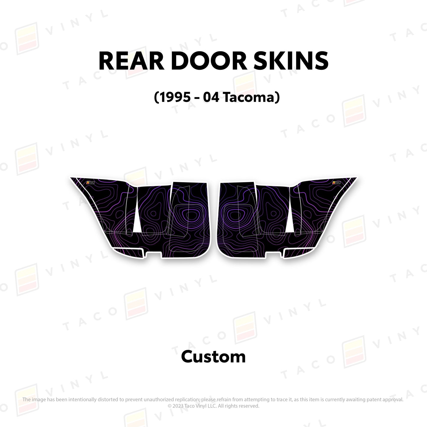 Taco Vinyl 4Runner Door Skins (Lower Section) | '10 - '24 4Runner