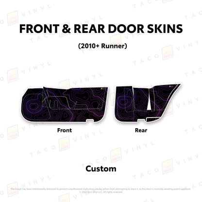 Taco Vinyl 4Runner Door Skins (Lower Section) | '10 - '24 4Runner