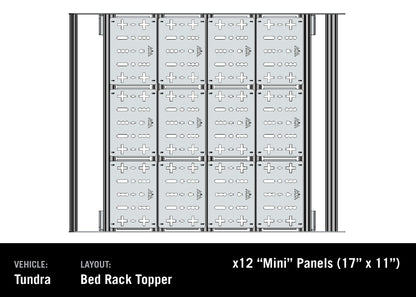 Toyota Tundra 3rd Gen (2022+) Bed Rack - DRIFTR Topper (Add-on)