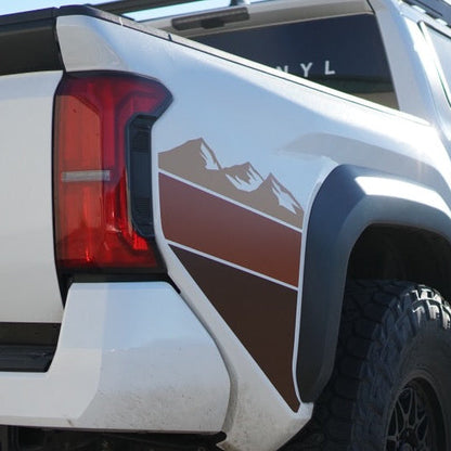 Taco Vinyl Lower Bedside Decals | '24+ Tacoma