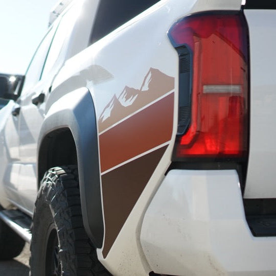 Taco Vinyl Lower Bedside Decals | '24+ Tacoma