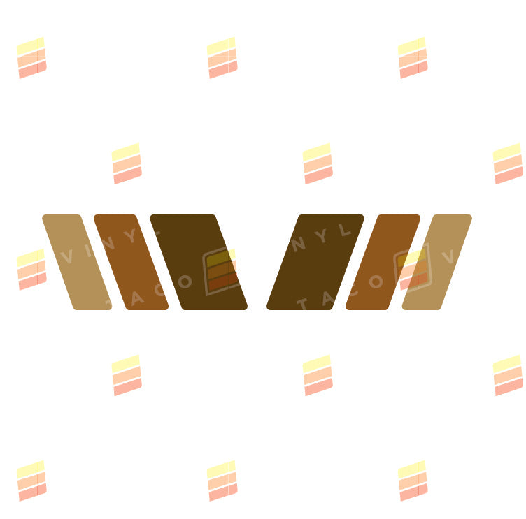 Taco Vinyl Rear Classic Decals