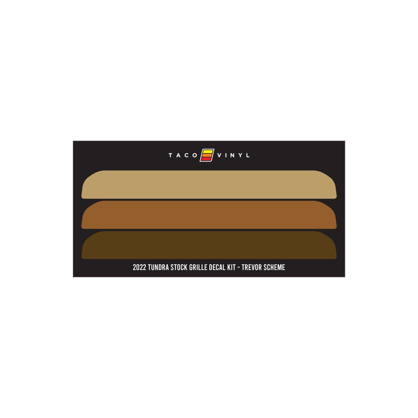 Taco Vinyl Tundra Offroad Grille Decal | '22+ Tundra