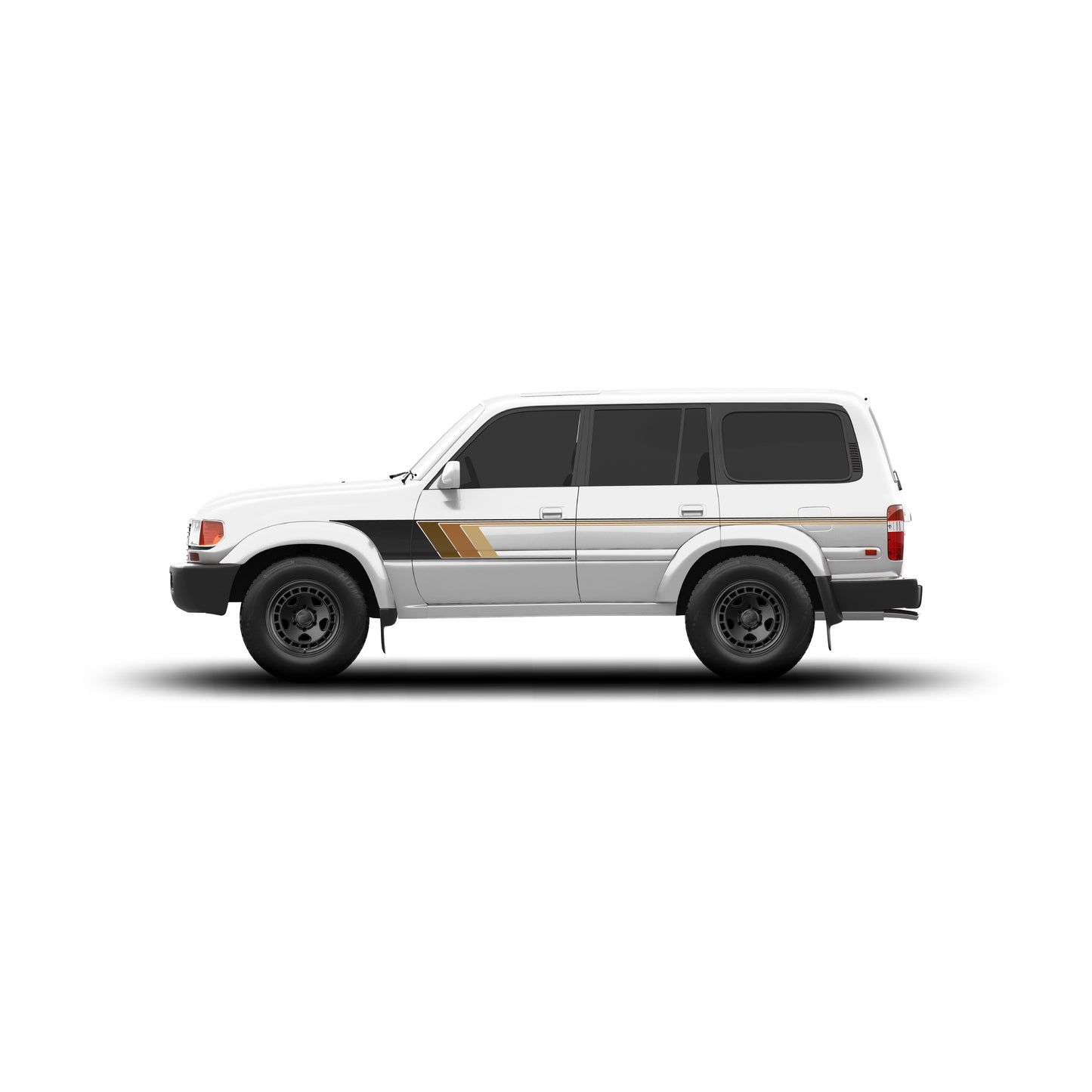 Taco Vinyl 80 Series Land Cruiser Retro Stripes