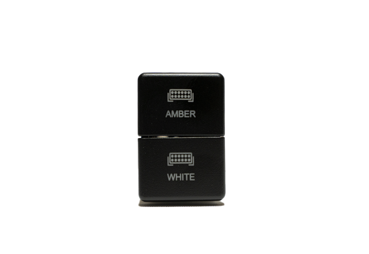 Cali Raised Dual Function Small OEM Style "Amber & White" Switch