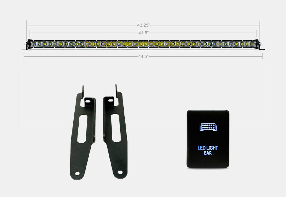 Cali Raised Economy Roof Rack Lighting Kit | Tacoma & 4Runner