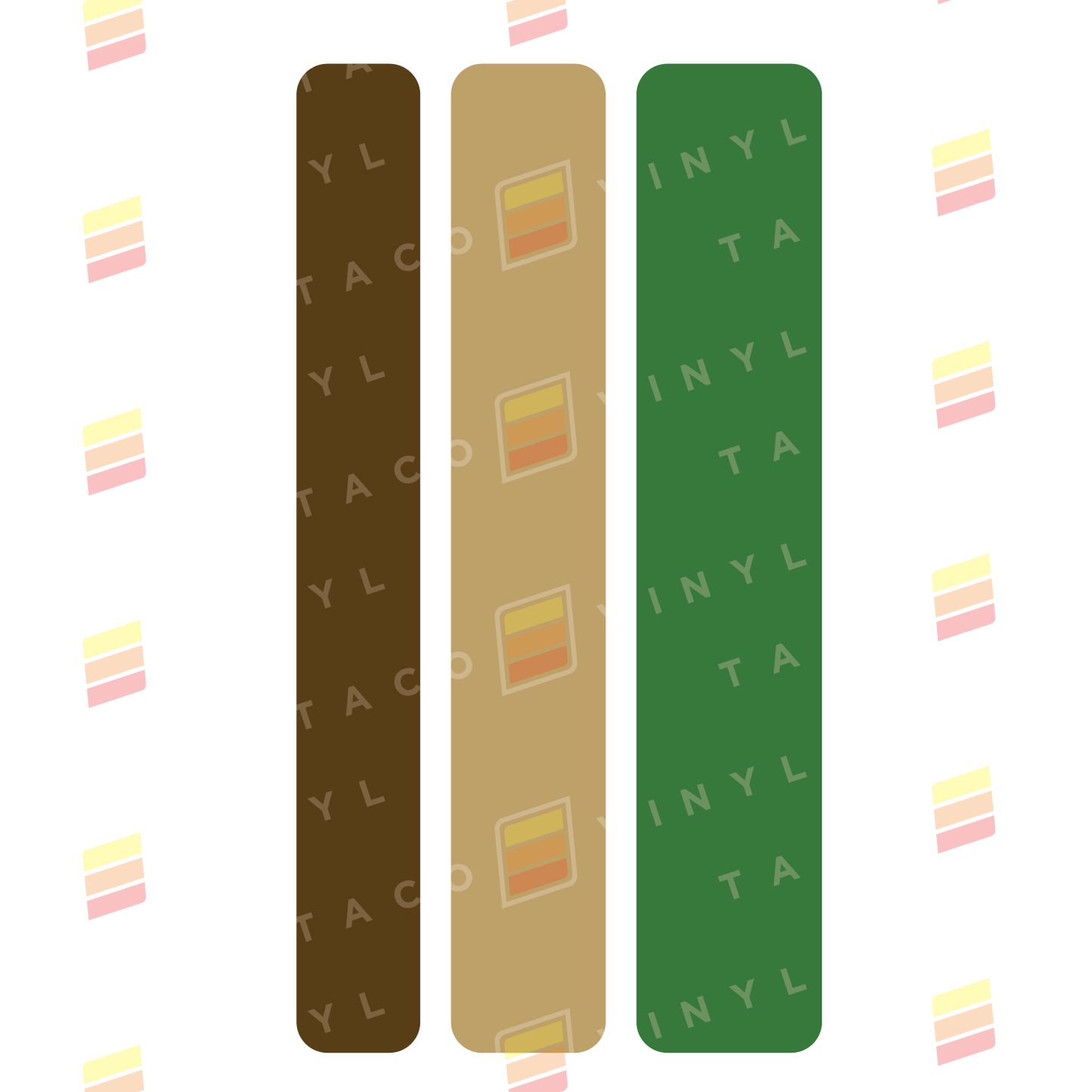 Taco Vinyl Small Universal Stripes