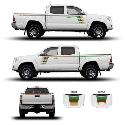 Taco Vinyl Tacoma Checkered Stripe Kit | '05 - '15 Tacoma