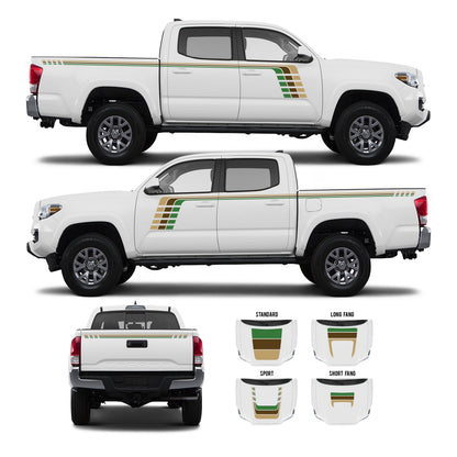 Taco Vinyl Tacoma Checkered Stripe Kit | '16 - '23 Tacoma
