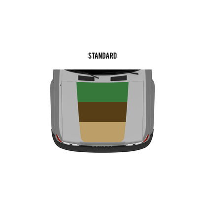 Taco Vinyl 80 Series Land Cruiser Retro Stripes