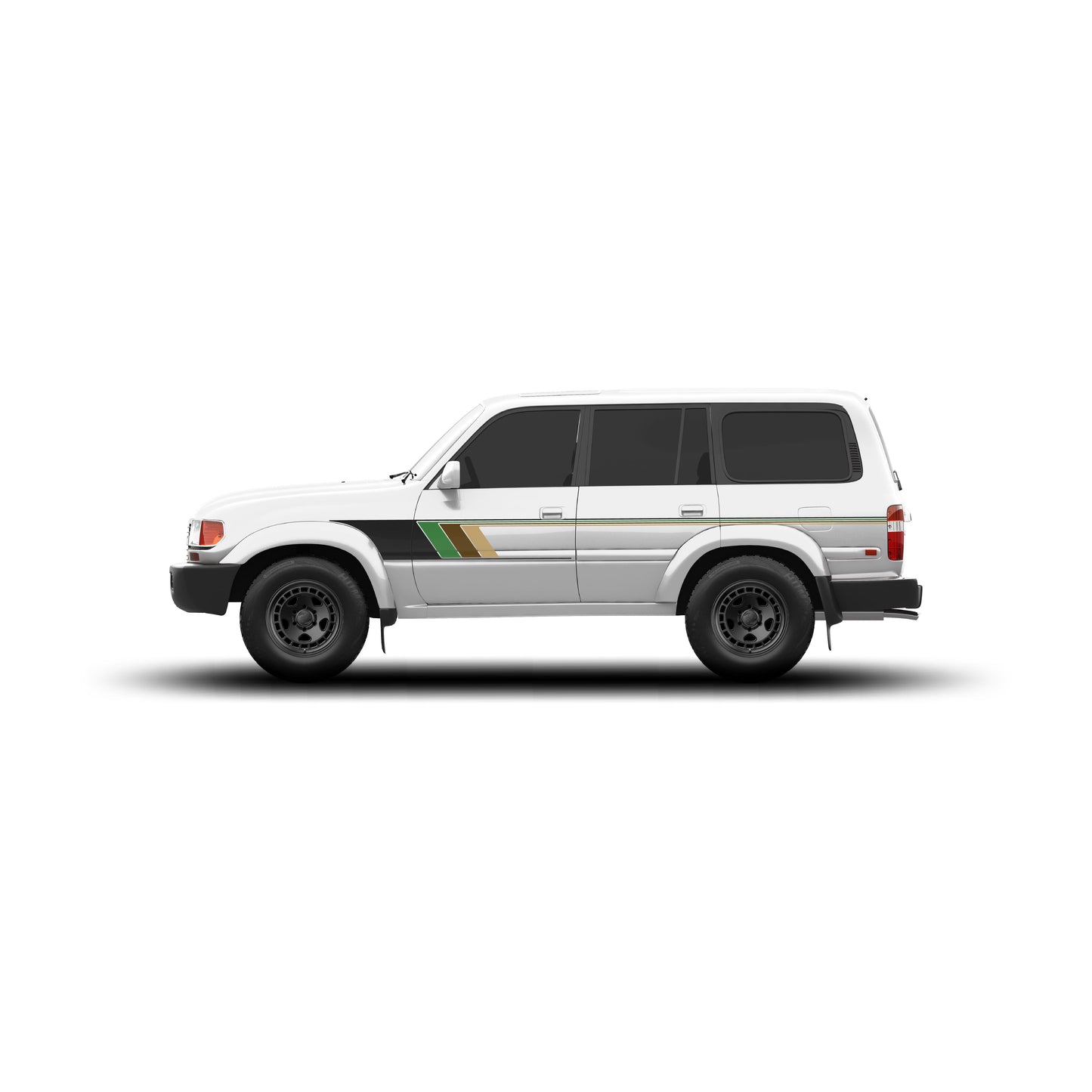 Taco Vinyl 80 Series Land Cruiser Retro Stripes