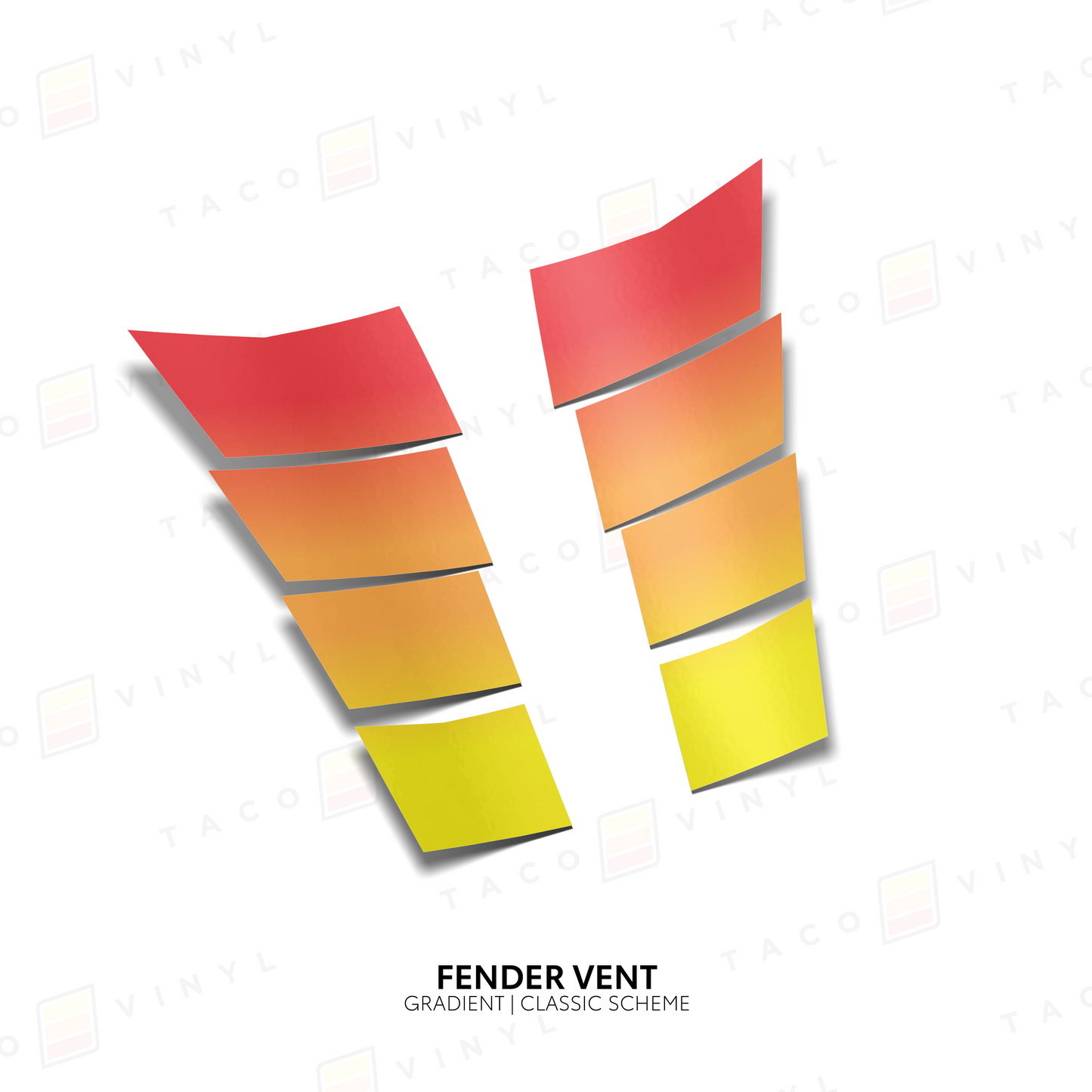 Taco Vinyl Tacoma/4Runner Gradient Fender Vents | '24+ Tacoma/'25+ 4Runner