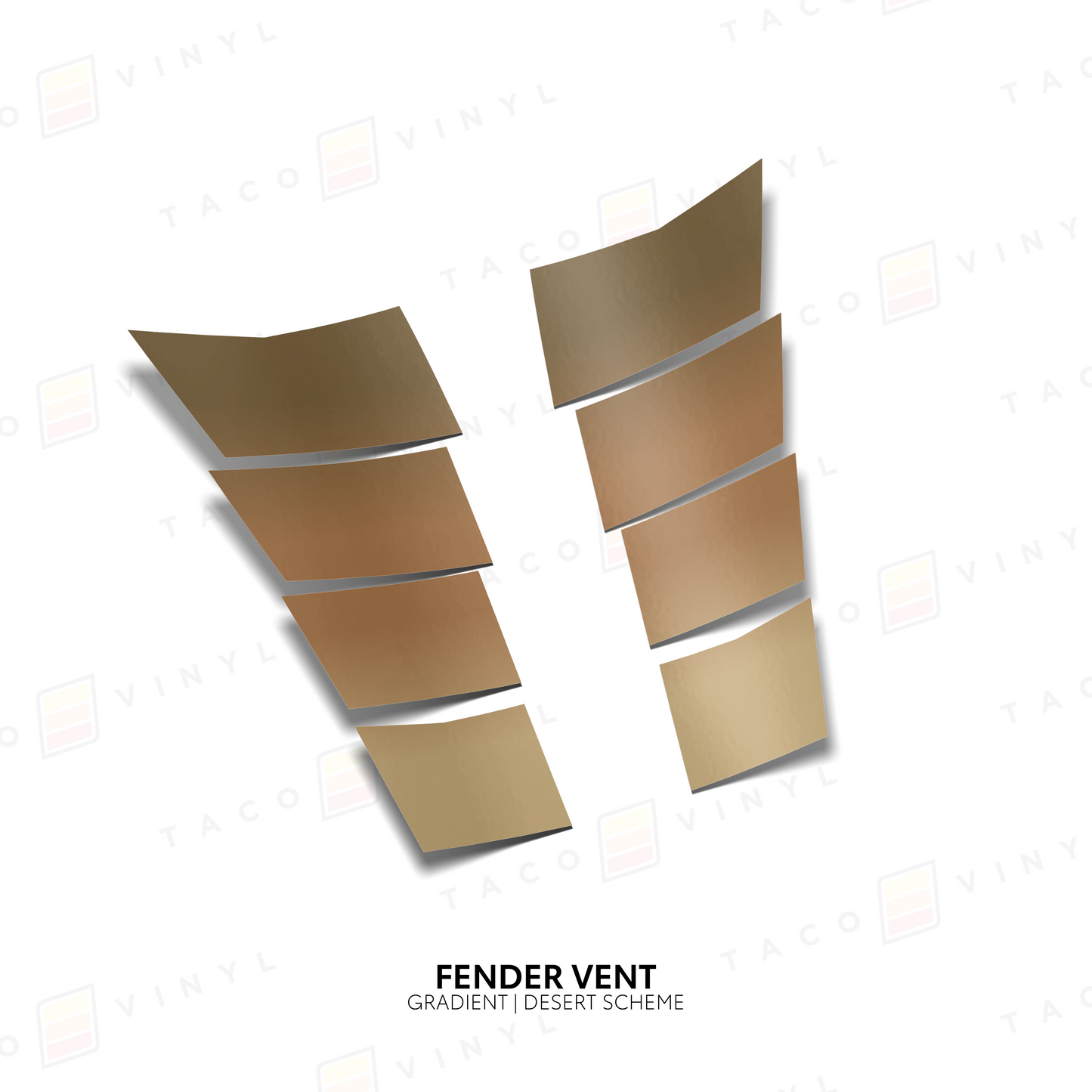 Taco Vinyl Tacoma/4Runner Gradient Fender Vents | '24+ Tacoma/'25+ 4Runner