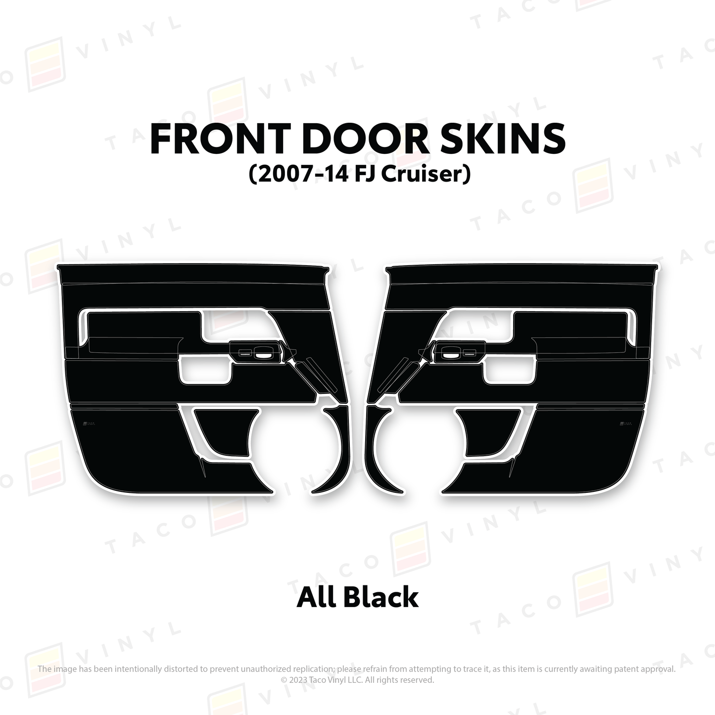 Taco Vinyl FJ Cruiser Door Skins | '07 - '14 FJ Cruiser