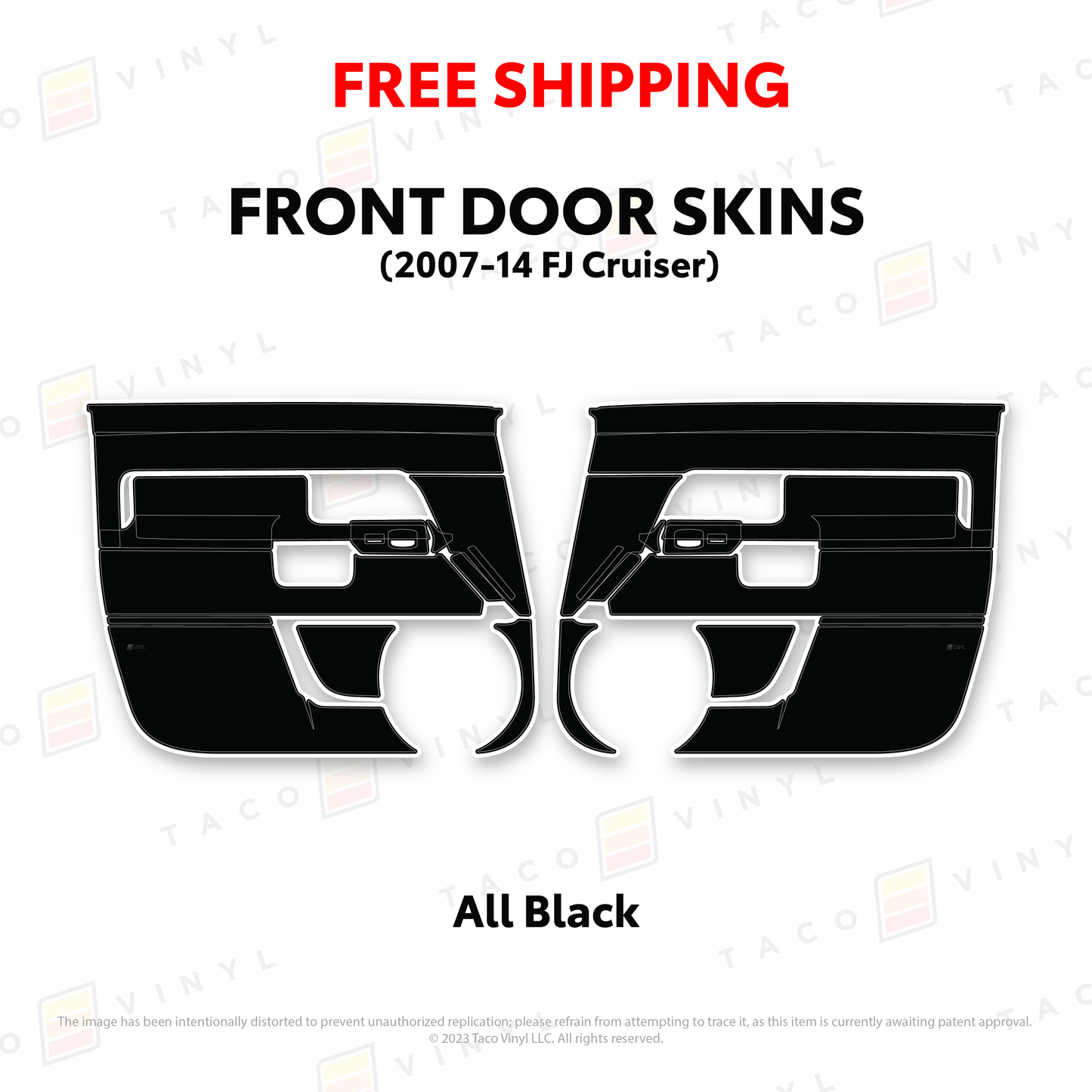 Taco Vinyl FJ Cruiser Door Skins | '07 - '14 FJ Cruiser
