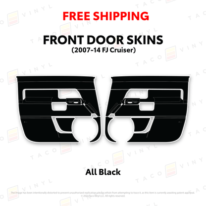 Taco Vinyl FJ Cruiser Door Skins | '07 - '14 FJ Cruiser