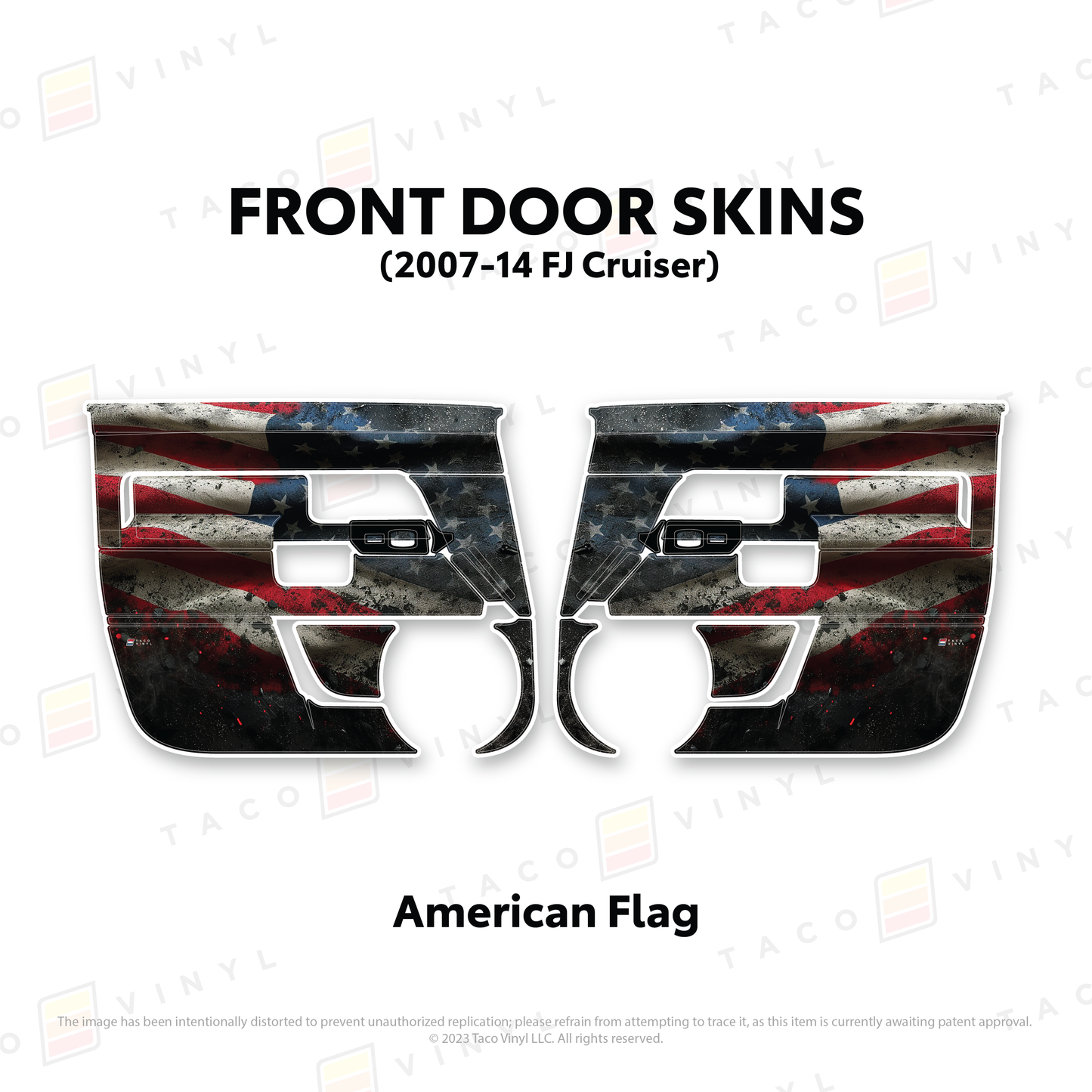Taco Vinyl FJ Cruiser Door Skins | '07 - '14 FJ Cruiser