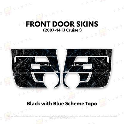 Taco Vinyl FJ Cruiser Door Skins | '07 - '14 FJ Cruiser
