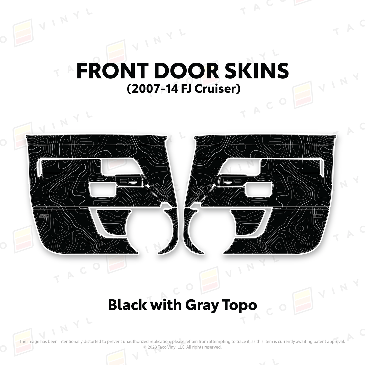 Taco Vinyl FJ Cruiser Door Skins | '07 - '14 FJ Cruiser