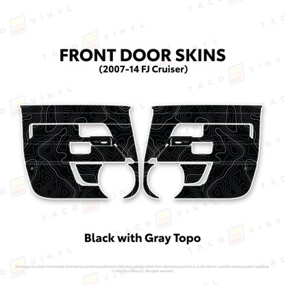 Taco Vinyl FJ Cruiser Door Skins | '07 - '14 FJ Cruiser