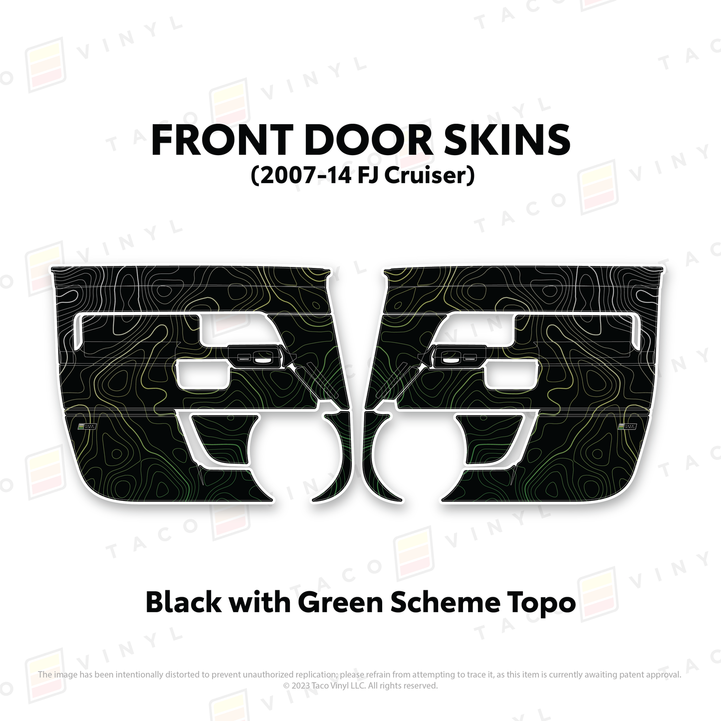 Taco Vinyl FJ Cruiser Door Skins | '07 - '14 FJ Cruiser