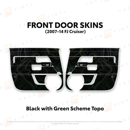 Taco Vinyl FJ Cruiser Door Skins | '07 - '14 FJ Cruiser