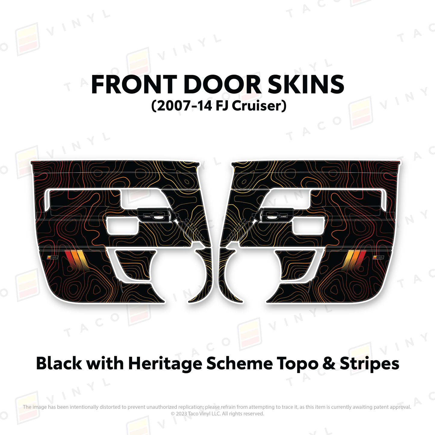 Taco Vinyl FJ Cruiser Door Skins | '07 - '14 FJ Cruiser