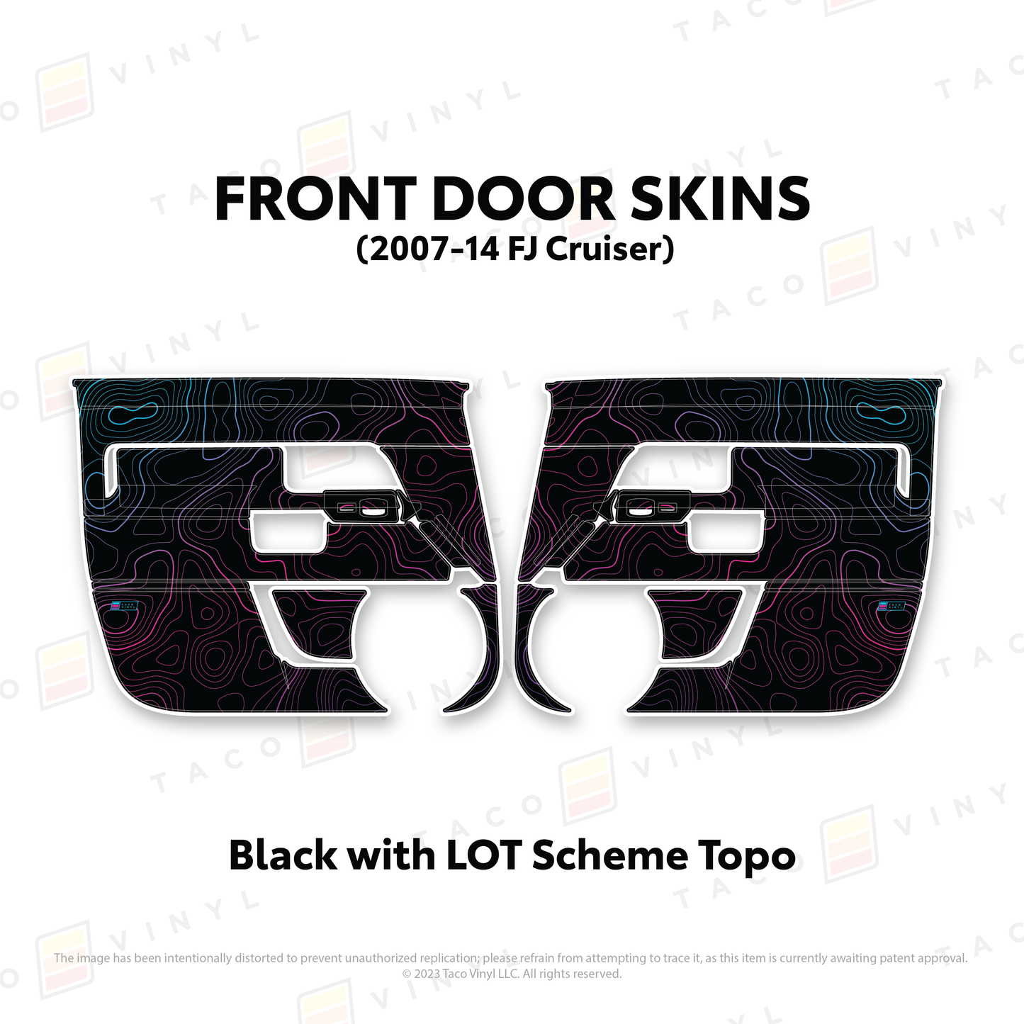 Taco Vinyl FJ Cruiser Door Skins | '07 - '14 FJ Cruiser