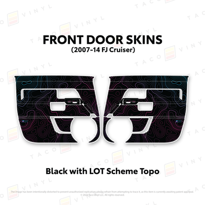 Taco Vinyl FJ Cruiser Door Skins | '07 - '14 FJ Cruiser