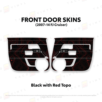Taco Vinyl FJ Cruiser Door Skins | '07 - '14 FJ Cruiser