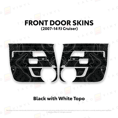 Taco Vinyl FJ Cruiser Door Skins | '07 - '14 FJ Cruiser