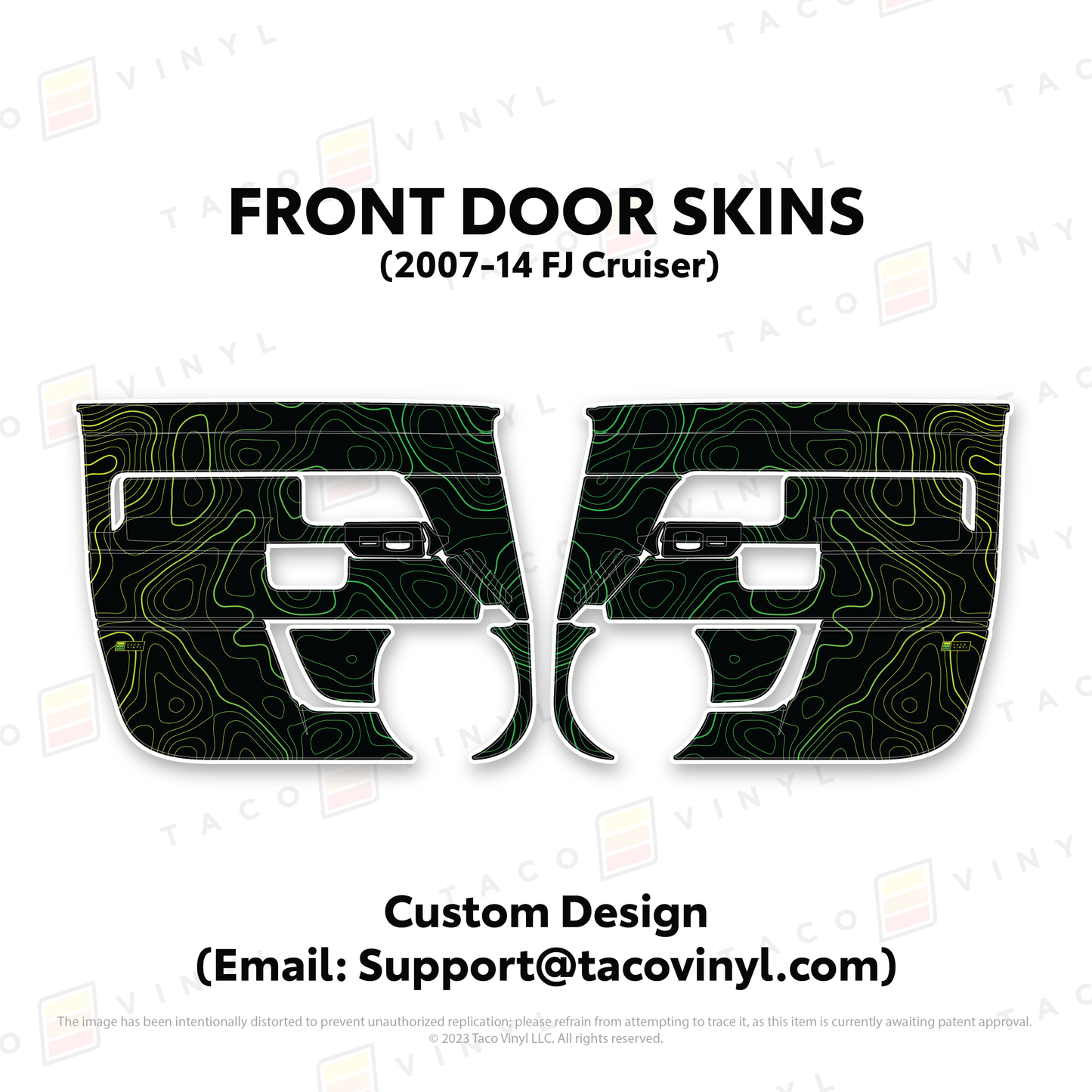Taco Vinyl FJ Cruiser Door Skins | '07 - '14 FJ Cruiser