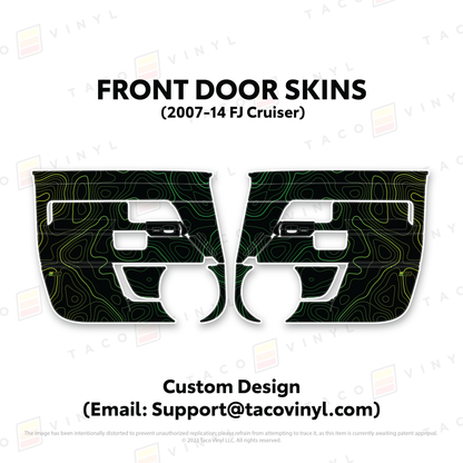Taco Vinyl FJ Cruiser Door Skins | '07 - '14 FJ Cruiser