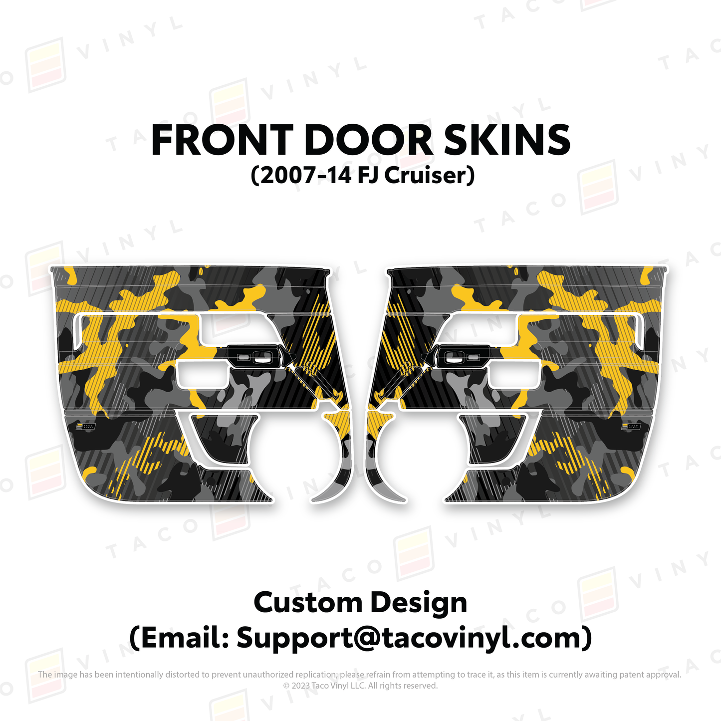 Taco Vinyl FJ Cruiser Door Skins | '07 - '14 FJ Cruiser