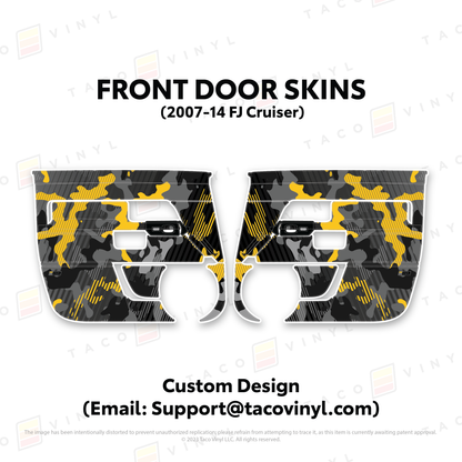 Taco Vinyl FJ Cruiser Door Skins | '07 - '14 FJ Cruiser
