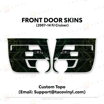 Taco Vinyl FJ Cruiser Door Skins | '07 - '14 FJ Cruiser