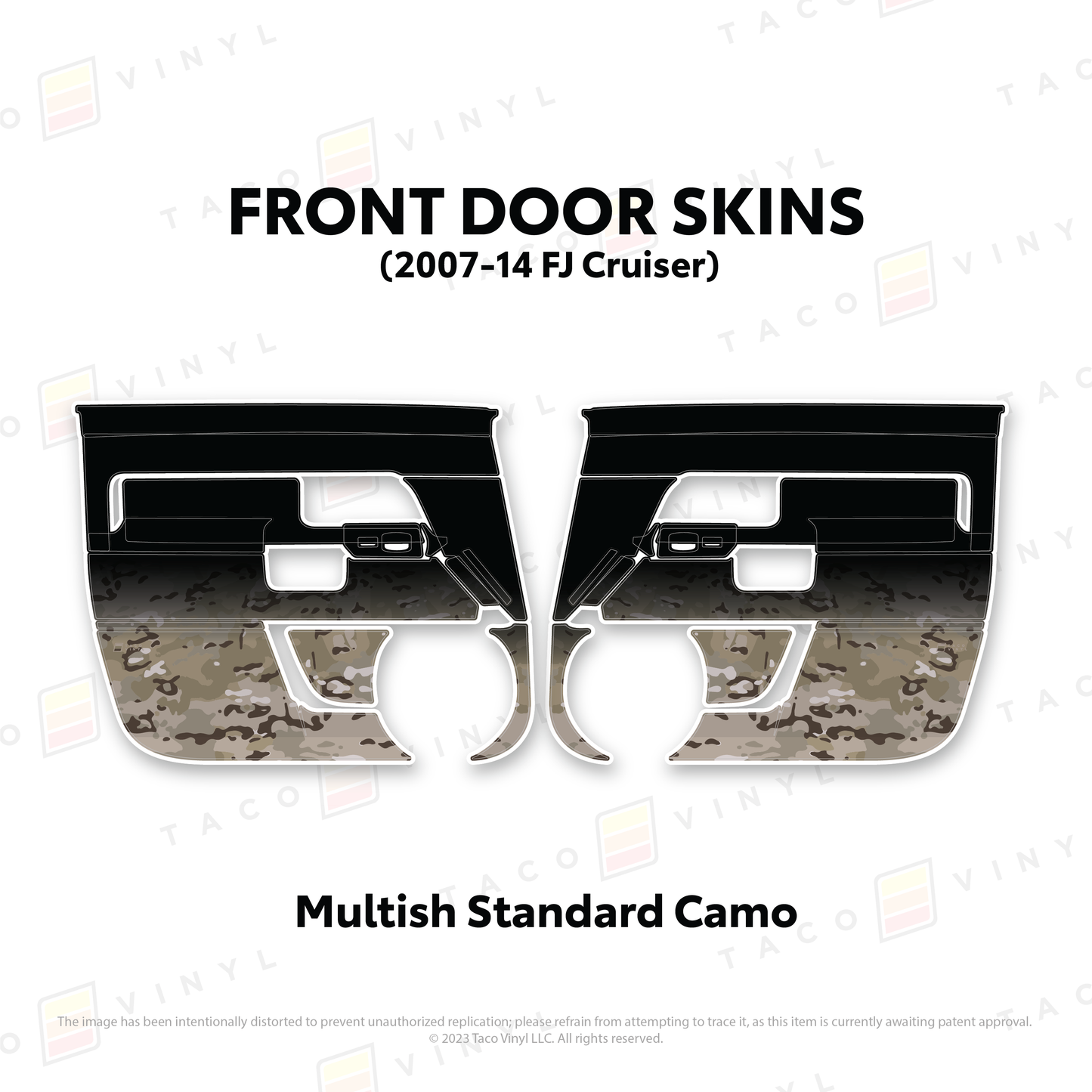 Taco Vinyl FJ Cruiser Door Skins | '07 - '14 FJ Cruiser
