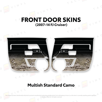 Taco Vinyl FJ Cruiser Door Skins | '07 - '14 FJ Cruiser