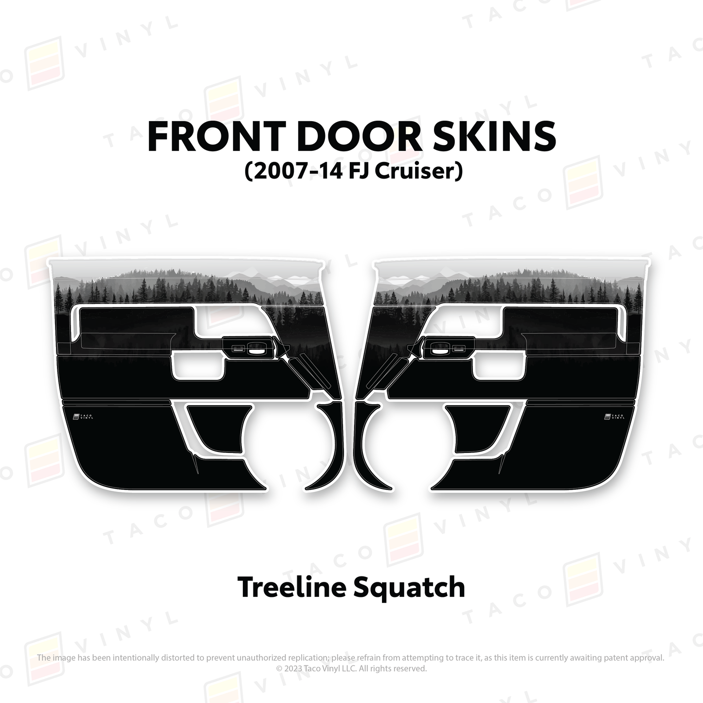 Taco Vinyl FJ Cruiser Door Skins | '07 - '14 FJ Cruiser