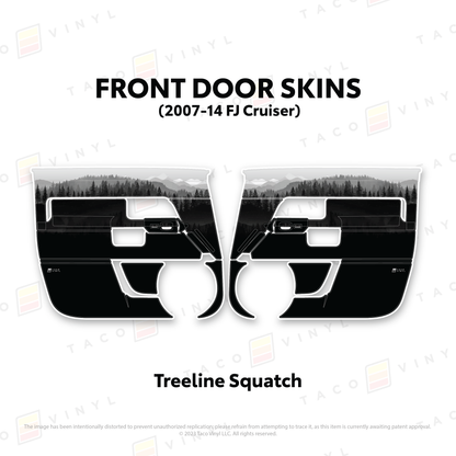Taco Vinyl FJ Cruiser Door Skins | '07 - '14 FJ Cruiser