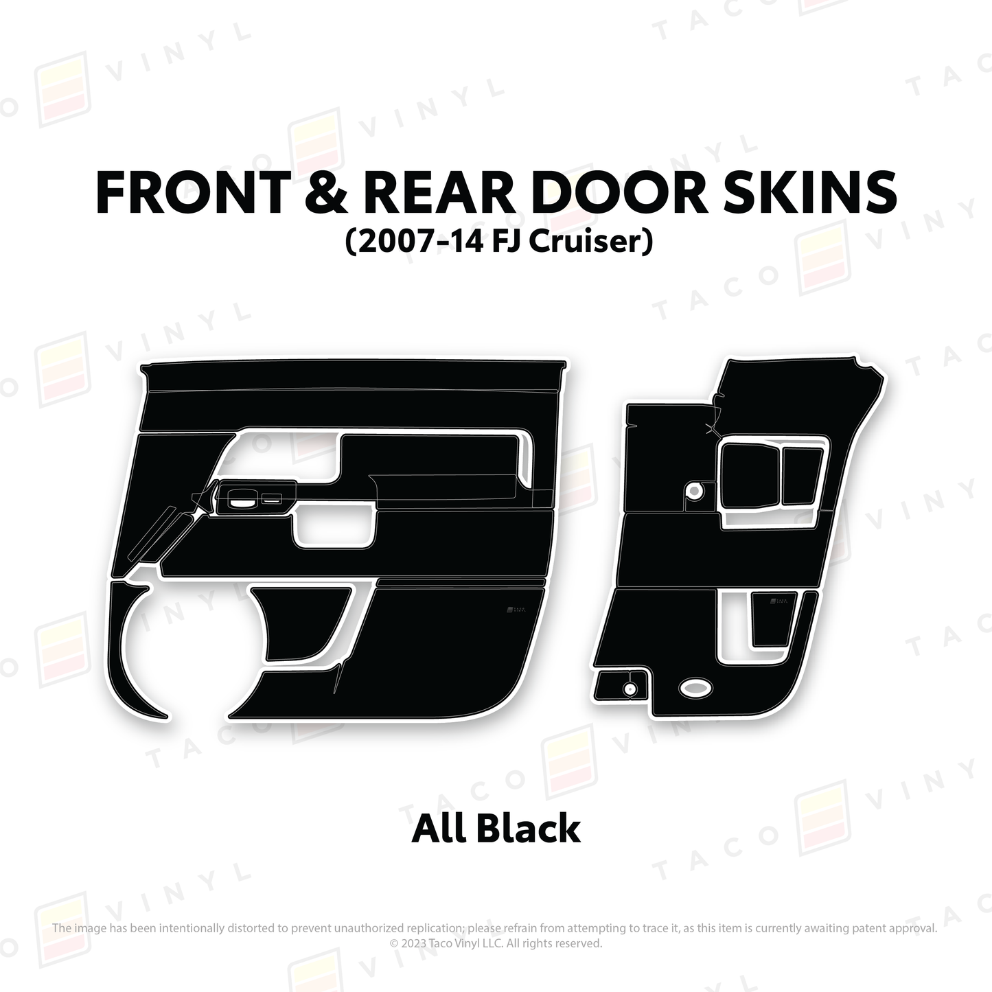 Taco Vinyl FJ Cruiser Door Skins | '07 - '14 FJ Cruiser