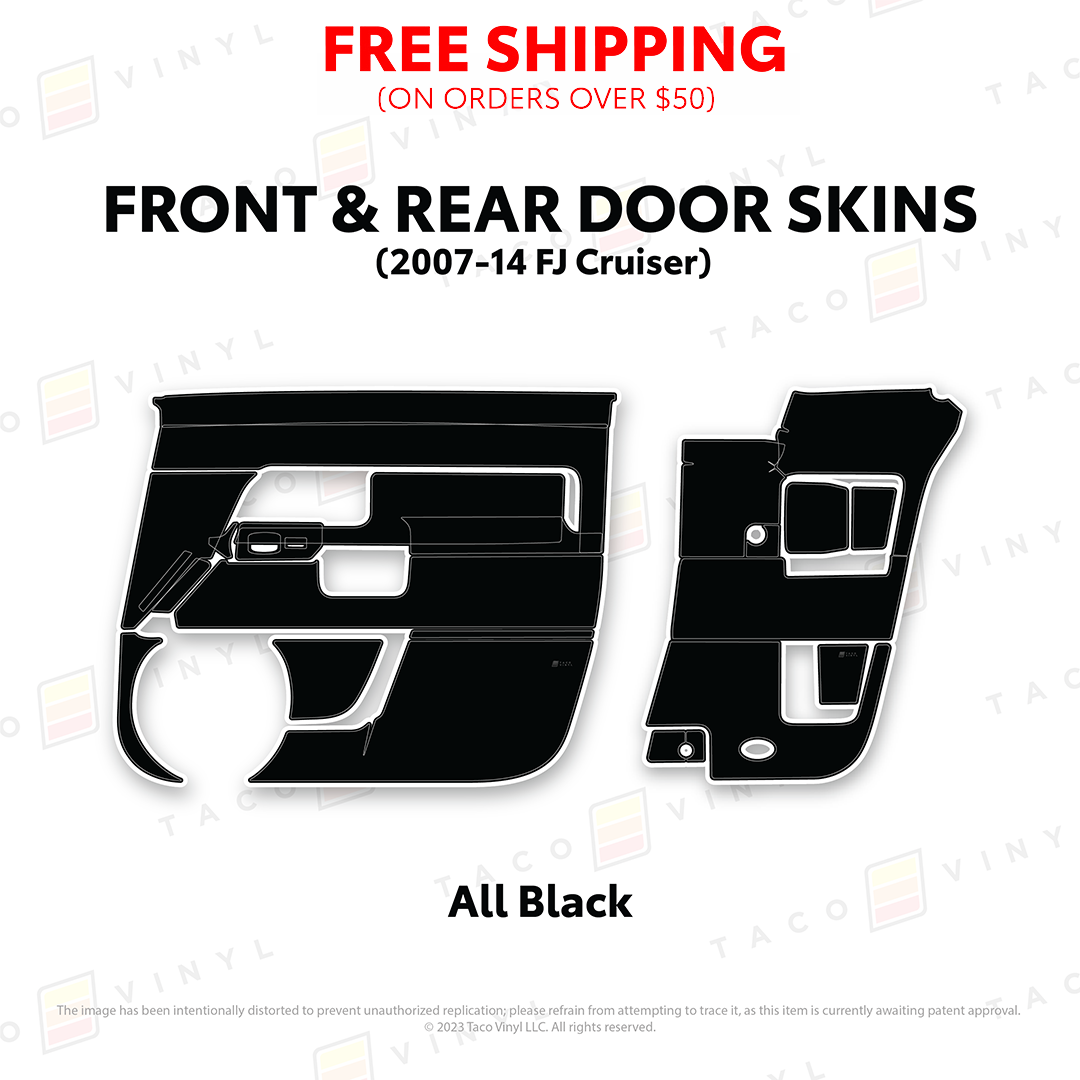 Taco Vinyl FJ Cruiser Door Skins | '07 - '14 FJ Cruiser