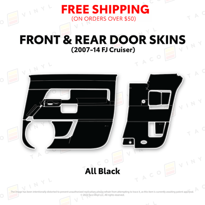 Taco Vinyl FJ Cruiser Door Skins | '07 - '14 FJ Cruiser