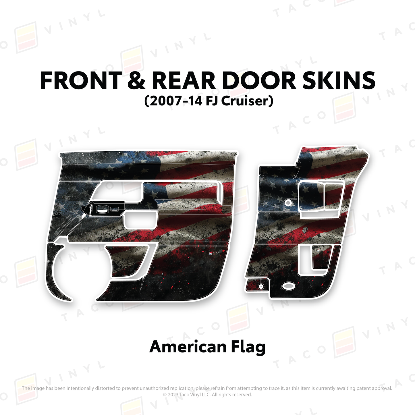 Taco Vinyl FJ Cruiser Door Skins | '07 - '14 FJ Cruiser