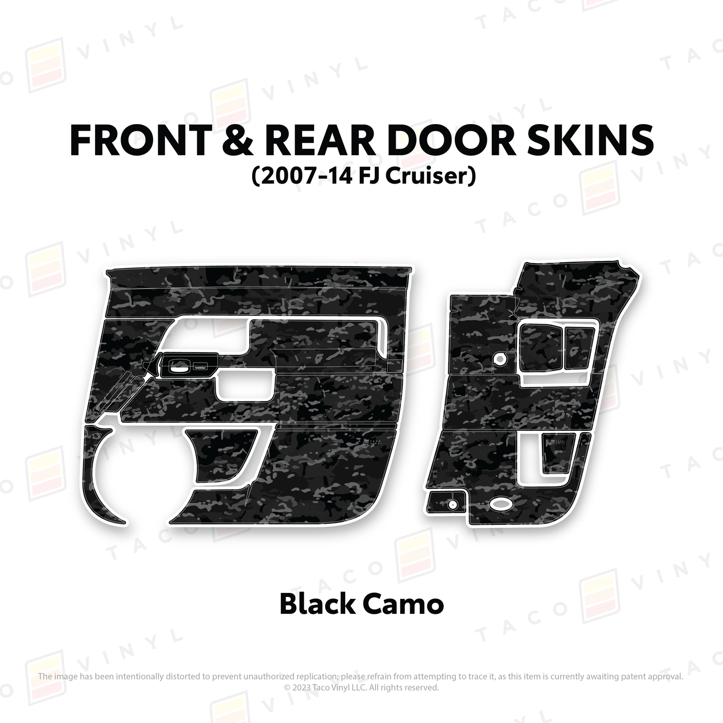 Taco Vinyl FJ Cruiser Door Skins | '07 - '14 FJ Cruiser