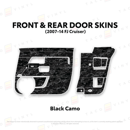 Taco Vinyl FJ Cruiser Door Skins | '07 - '14 FJ Cruiser