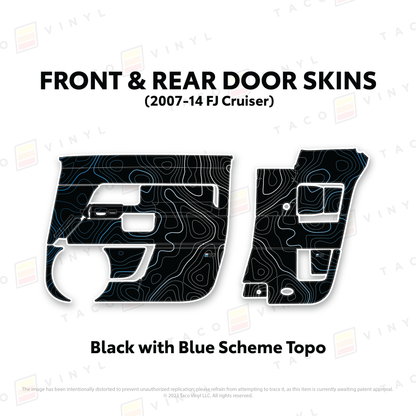 Taco Vinyl FJ Cruiser Door Skins | '07 - '14 FJ Cruiser
