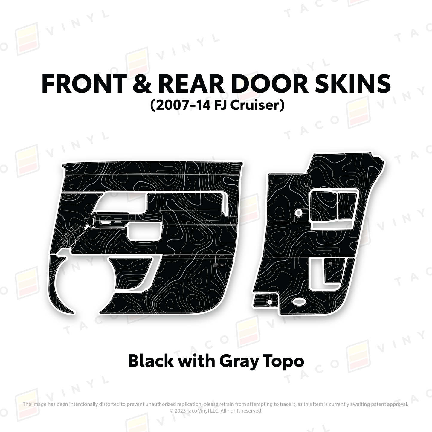 Taco Vinyl FJ Cruiser Door Skins | '07 - '14 FJ Cruiser