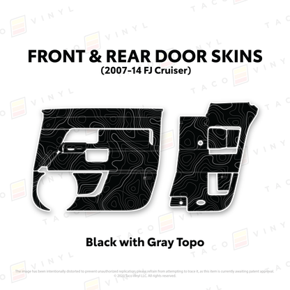 Taco Vinyl FJ Cruiser Door Skins | '07 - '14 FJ Cruiser