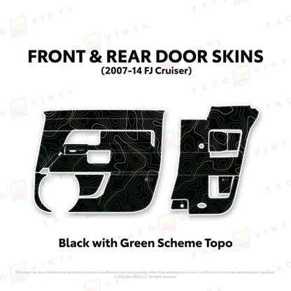 Taco Vinyl FJ Cruiser Door Skins | '07 - '14 FJ Cruiser
